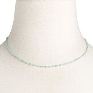NWT Gorjana Poppy Gem Aventurine Necklace
